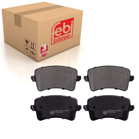 FEBI 8K0698451 Rear Axle Brake pad set- Audi MLB