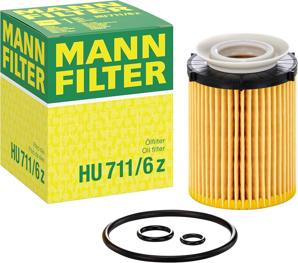 HU 711/6 Z ,MANN Engine Oil Filter - Audi A3, A4, A6; Volkswagen Golf, Jetta, Passat