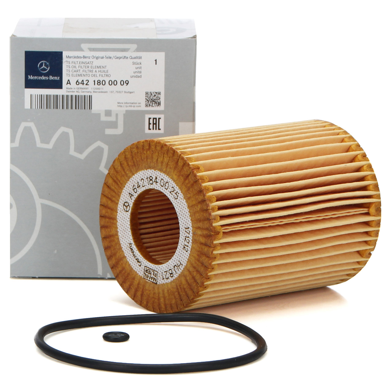 FEBI 6421800009, Engine Oil Filter - MERCEDES W204, W212 CDI