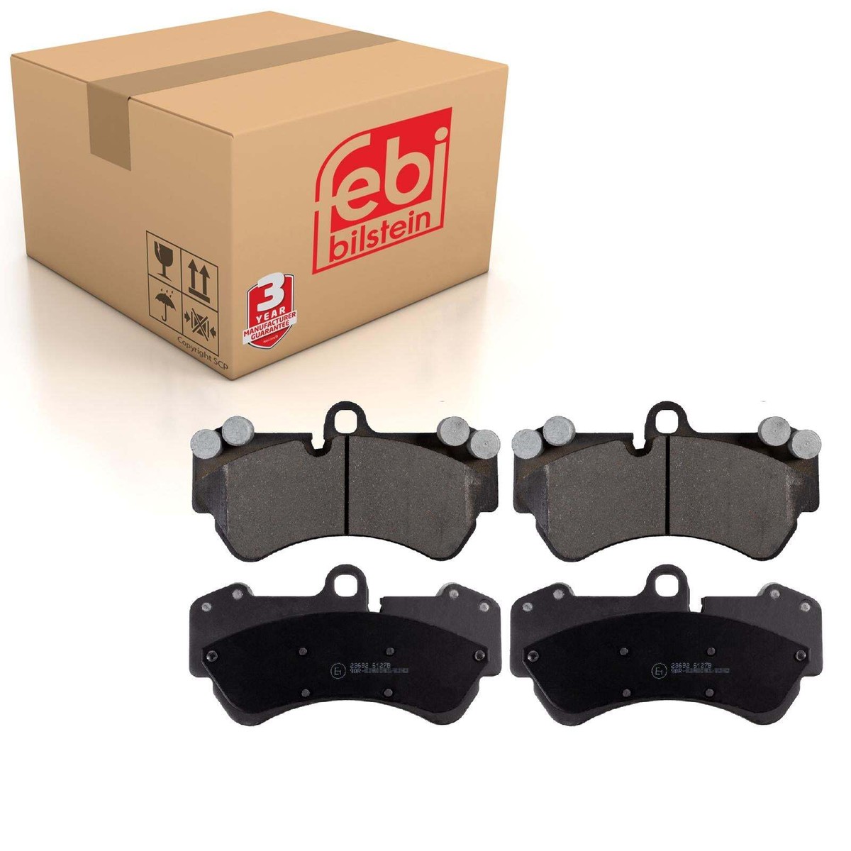 FEBI 7L0698151Q Front Brake Pad Set - PORSCHE CAYENNE, VOLKSWAGEN TOUAREG